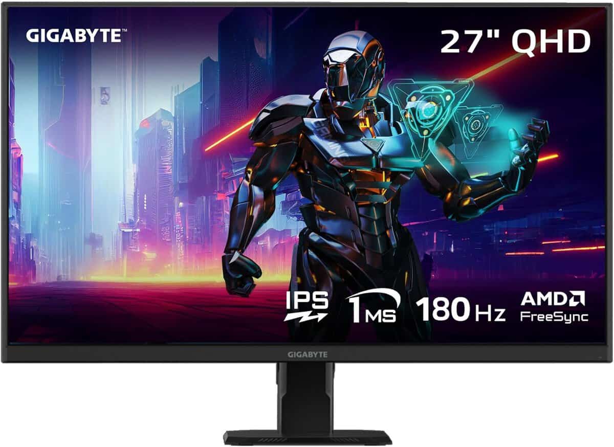 GIGABYTE GS27Q Advanced 27” IPS QHD Gaming Monitor GIGABYTE GS27Q Advanced is a 27-inch SuperSpeed IPS QHD gaming monitor designed for gamers who demand high performance, exceptional color accuracy, and ultra-smooth visuals.