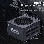 SAMA Black Diamond 850W is a high-performance, Gold-certified, fully modular power supply designed for gaming PCs, productivity rigs, and high-end workstation builds. Engineered for efficiency,