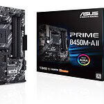 ASUS Prime B450M-A II is a feature-rich Micro-ATX motherboard designed for AMD Ryzen 5000, 3rd, 2nd, and 1st Gen processors, offering excellent performance