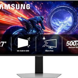 Samsung 27” Odyssey G6 G60SF QHD QD-OLED Gaming Monitor is a cutting-edge display designed for competitive gamers and visual enthusiasts.