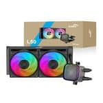 SAMA L50 is a high-performance 240mm liquid CPU cooler engineered to deliver exceptional cooling efficiency for gaming PCs, workstations, and heavy multitasking systems