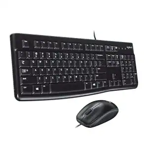 Logitech K120 USB Wired Standard Keyboard is a durable and reliable keyboard designed for everyday computing, office work, and home use.