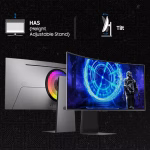 Samsung 34” Odyssey G85SB QD-OLED Ultra WQHD Curved Gaming Monitor is a high-performance monitor designed for gamers seeking immersive visuals, ultra-fast responsiveness, and advanced gaming features.