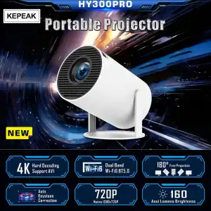 HY300 4K Portable Smart Projector