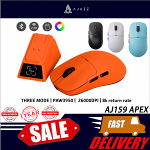 Ajazz AJ179 Apex 3-Mode Wireless Gaming Mouse