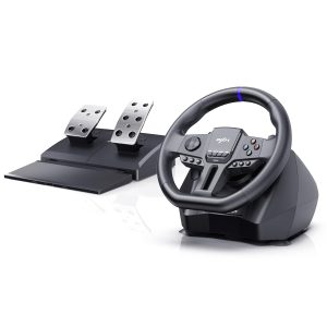 PXN V900 GEN2 Gaming Steering Wheel delivers a highly immersive sim racing experience with precision control, dual-motor vibration feedback