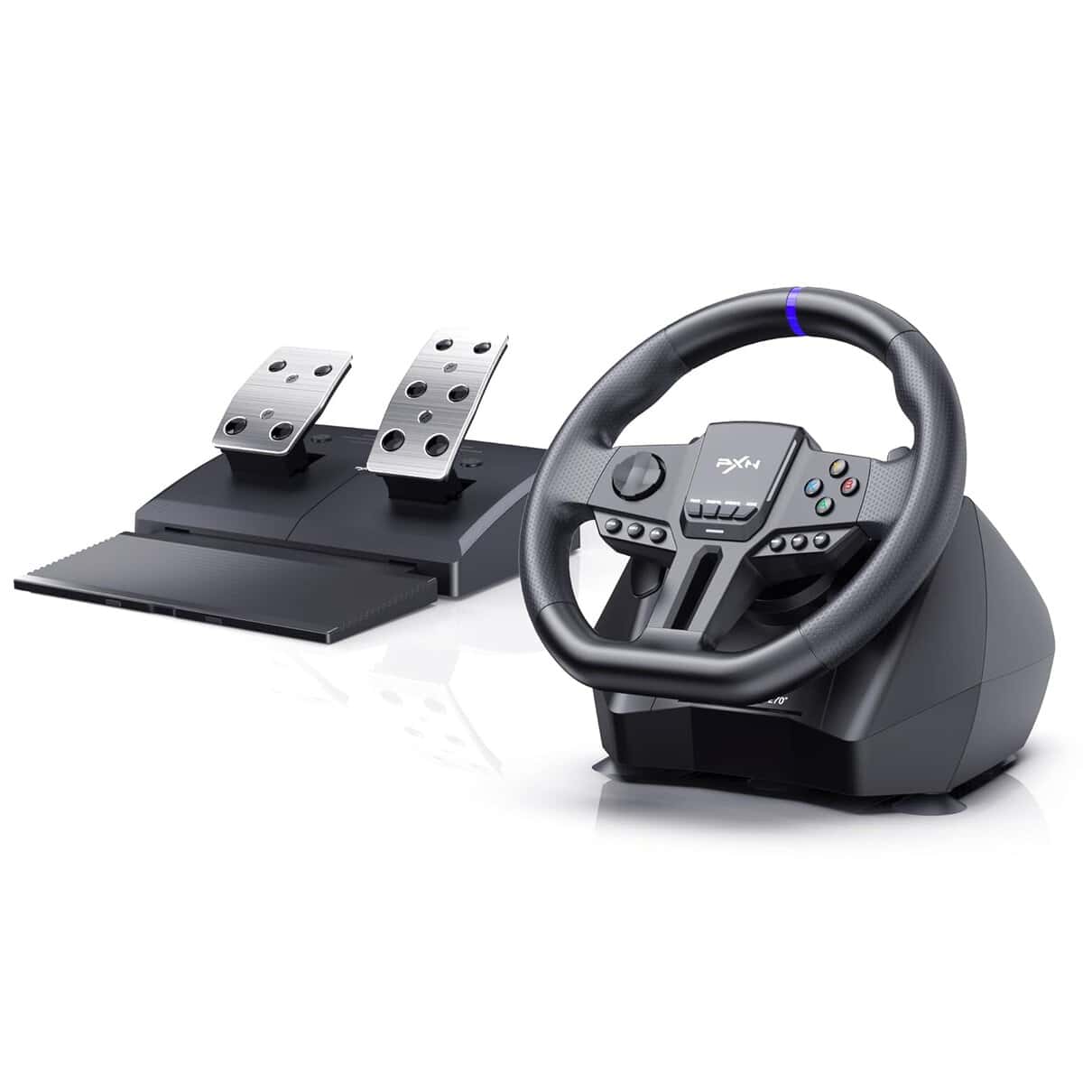 PXN V900 GEN2 Gaming Steering Wheel delivers a highly immersive sim racing experience with precision control, dual-motor vibration feedback PXN V900 GEN2 Gaming Steering Wheel delivers a highly immersive sim racing experience with precision control, dual-motor vibration feedback