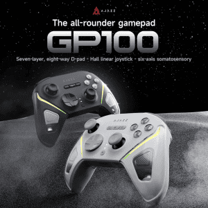 AJAZZ GP100 Wireless Gaming Controller – Tri-Mode Hall Effect Controller with Charging Dock The AJAZZ GP100 Tri-Mode Wireless Gaming Controller is a versatile gaming gamepad designed for gamers who want precise control, low-latency connectivity, and comfortable long-session gameplay. With Hall Effect joysticks, 2.4GHz wireless, Bluetooth, USB-C wired connectivity, and a dedicated charging dock, the GP100 delivers reliable performance across multiple gaming platforms. The AJAZZ GP100 is compatible with PC, Android, iOS, and Nintendo Switch, making it a flexible controller for gaming at home or on the go. Its ergonomic design, responsive controls, and rechargeable battery make it suitable for casual gaming, competitive play, and extended gaming sessions. Key Features of AJAZZ GP100 Tri-Mode Wireless Connectivity 2.4GHz wireless connection Bluetooth connectivity USB-C wired mode Flexible connection options for different gaming setups Suitable for PCs, laptops, smartphones, tablets, and Nintendo Switch Hall Effect Joysticks for Precise Control Advanced Hall Effect joystick technology Helps minimize traditional stick drift Smooth and consistent joystick movement Ideal for FPS, racing, sports, RPG, and action games Ergonomic Gaming Design Comfortable grip for extended gaming sessions Ergonomic shape fits naturally in your hands Lightweight yet durable construction Designed to help reduce hand fatigue during long gaming sessions Responsive Gaming Controls Precise analog joysticks Responsive buttons Smooth triggers Accurate D-pad Designed for fast and consistent in-game control Charging Dock Included Dedicated charging dock included Conveniently charges the controller when docked Keeps your gaming setup organized Charging dock can also function as a display stand Long-Lasting Rechargeable Battery Built-in rechargeable battery Designed for extended gaming sessions Reduces the need for frequent charging Convenient wireless gaming experience Multi-Platform Compatibility PC compatible Android compatible iOS compatible Nintendo Switch compatible Suitable for multiple gaming devices AJAZZ GP100 Specifications Brand: AJAZZ Model: GP100 Controller Type: Wireless Gaming Controller Connectivity: 2.4GHz Wireless, Bluetooth, USB-C Wired Joystick Technology: Hall Effect Charging: Rechargeable Battery Charging Dock: Included Compatibility: PC, Android, iOS, Nintendo Switch Design: Ergonomic Controls: Joysticks, Buttons, Triggers, D-Pad Use: Gaming, PC Gaming, Console Gaming, Mobile Gaming Hall Effect Joysticks for Drift-Resistant Gaming The AJAZZ GP100 features Hall Effect joysticks designed to provide accurate and consistent movement while reducing the stick-drift issues commonly associated with traditional joystick technology. This makes the GP100 particularly useful for games where precise analog control matters. Whether you're aiming in an FPS, steering in a racing game, controlling a character in an RPG, or playing sports games, the Hall Effect joysticks provide smooth and responsive control. Tri-Mode Connectivity for Flexible Gaming The AJAZZ GP100 wireless controller offers three connectivity options: 2.4GHz wireless, Bluetooth, and USB-C wired mode. The 2.4GHz wireless connection is ideal for responsive PC gaming, while Bluetooth provides convenient wireless connectivity with compatible mobile devices and consoles. For a wired setup, simply connect the controller using USB-C. Comfortable Ergonomic Design Designed for extended gaming sessions, the GP100 features an ergonomic controller shape that fits comfortably in your hands. Its lightweight construction helps reduce fatigue, making it suitable for everything from short casual sessions to longer gaming sessions. Charging Dock for Convenient Power The included charging dock makes it easy to keep your AJAZZ GP100 ready for your next gaming session. Simply place the controller on the dock when you're finished playing. Besides charging the controller, the dock also provides a convenient place to store and display the gamepad, helping maintain a cleaner gaming setup. AJAZZ GP100 for PC, Mobile, and Nintendo Switch The AJAZZ GP100 multi-platform gaming controller is designed for gamers who use multiple devices. Its support for PC, Android, iOS, and Nintendo Switch allows you to use one controller across different gaming platforms. This versatility makes the GP100 a practical option for gamers who play on a desktop, laptop, smartphone, tablet, or Nintendo Switch. Why Choose the AJAZZ GP100 Wireless Controller? The AJAZZ GP100 combines Hall Effect joysticks, tri-mode connectivity, ergonomic design, a rechargeable battery, and an included charging dock in one versatile gaming controller. It is a strong choice for gamers looking for precise controls and multi-platform compatibility without moving to a premium-priced controller. The combination of wireless and wired connectivity also gives you flexibility depending on your gaming setup. AJAZZ GP100 Price in Nepal Model: AJAZZ GP100 Tri-Mode Wireless Gaming Controller Price: NPR 5,499 Availability: Gadget House Nepal Buy AJAZZ GP100 Wireless Controller in Nepal