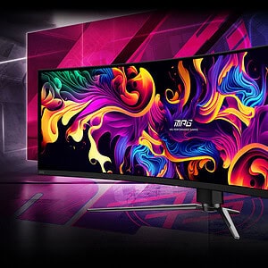 MSI MPG 491CQPX is a premium 49-inch curved QD-OLED gaming monitor