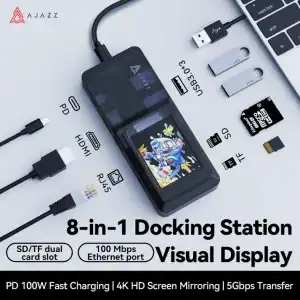 AJAZZ AKP01E 8-in-1 USB Type-C Hub