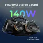 W-KING D20S 140W RMS Portable Bluetooth Speaker for Outdoor & Party - Image 3