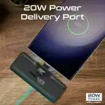 Promate PowerUp-C 5000mAh Power Bank with Built-In USB-C Connector - Image 2