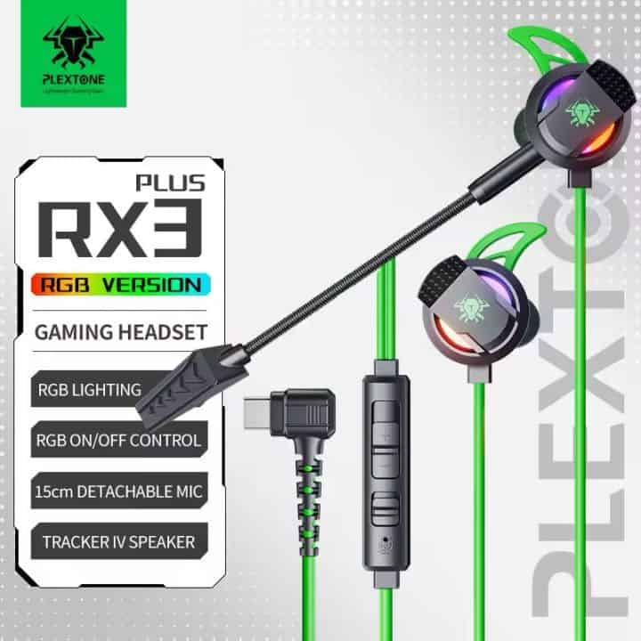 PLEXTONE RX3 Plus Type-C Gaming Earphone PLEXTONE RX3 Plus Type-C Gaming Earphone