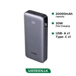 UGREEN 20000mAh 30W Power Bank