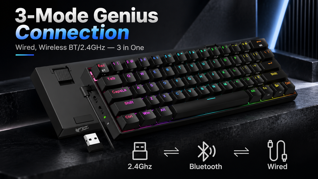 Redragon K530 Draconic Pro – Best Wireless Compact Gaming Keyboard