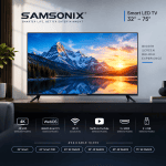 Samsonix Smart LED TV 32"–75"
