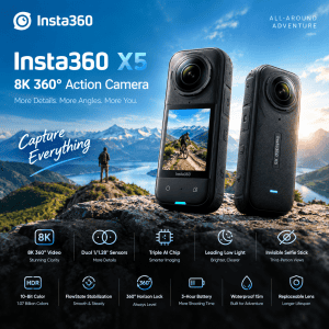 Insta360 X5 8K camera